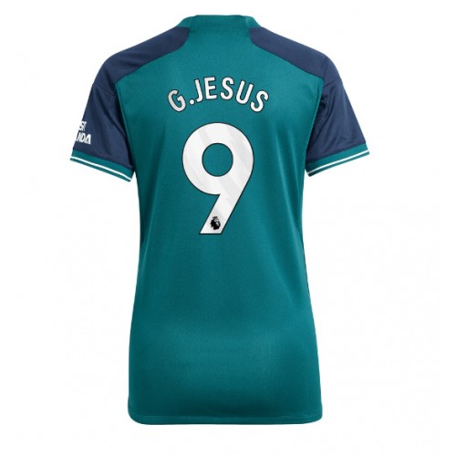 Fotballdrakt Dame Arsenal Gabriel Jesus #9 Tredjedrakt 2023-24 Kortermet